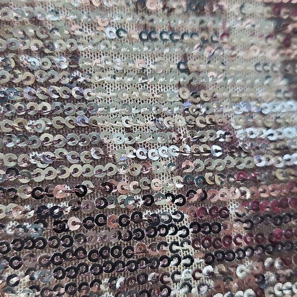 NWT Free People Gold Rush Long Sleeve Lustrous Sequin Top XL - Picture 11 of 14